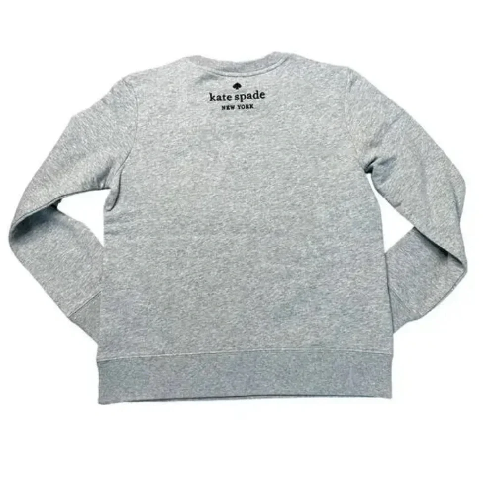 KATE SPADE New York Disney X Minnie Mouse Sweatshirt Gray size Medium NWT